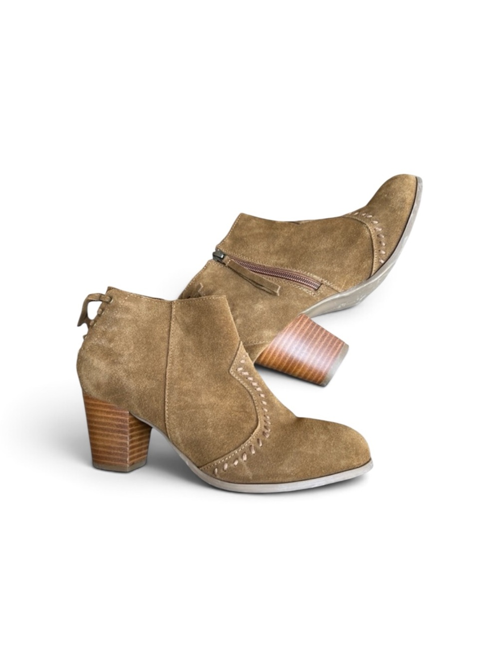 Minnetonka Mellisa Bootie Dusty Brown Sz 9